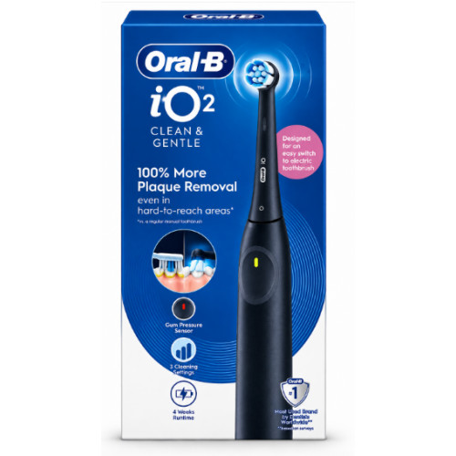 Електрична зубна щітка Oral-B iO Series 2 Clean & Gentle, чорна